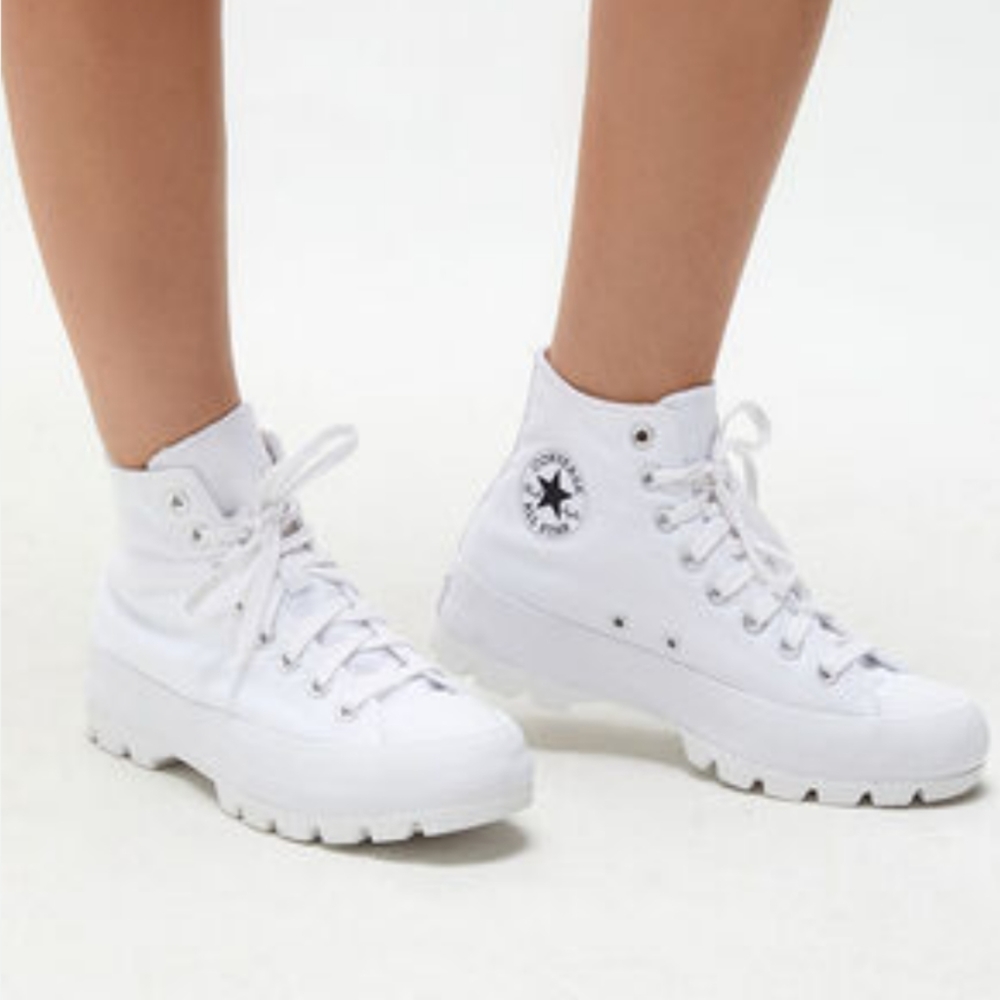 Converse lugged high top